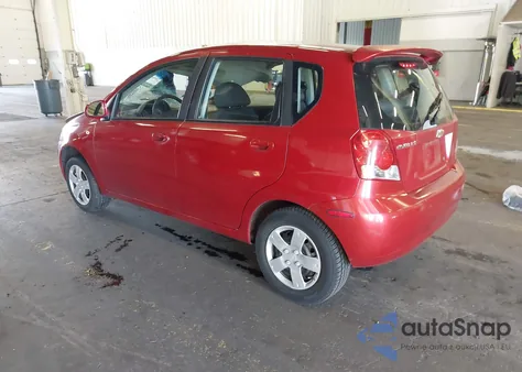2006 Chevrolet Aveo Ls z USA, uszkodzony, nr VIN KL1TD66626B560123